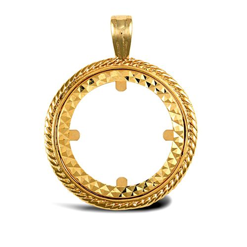 JSP001-H | 9ct Yellow Gold Half Sovereign Pendant