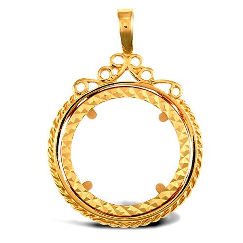 JSP002-F | 9ct Yellow Gold Full Sovereign Pendant