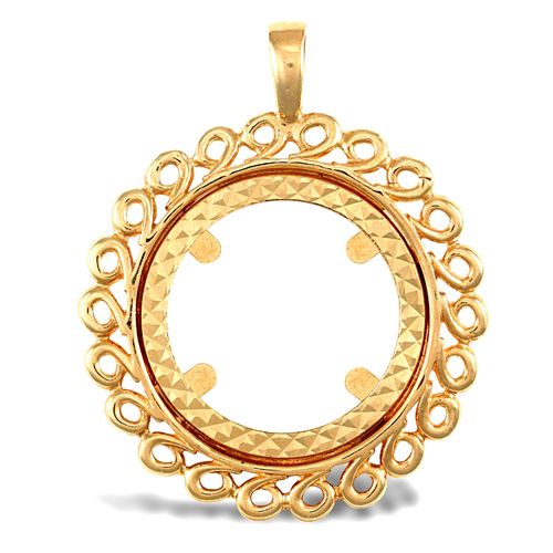 JSP008-F | 9ct Yellow Gold Full Sovereign Pendant