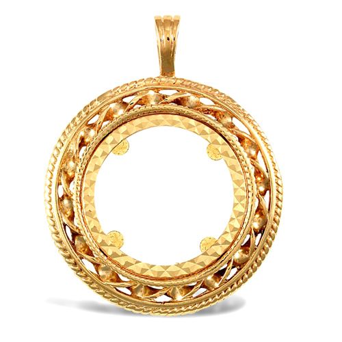 JSP011-F | 9ct Yellow Gold Full Sovereign Pendant