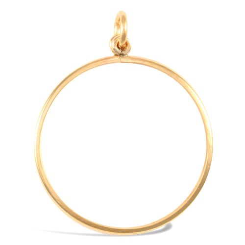 JSP019-F | 9ct Yellow Gold Full Sovereign Pendant