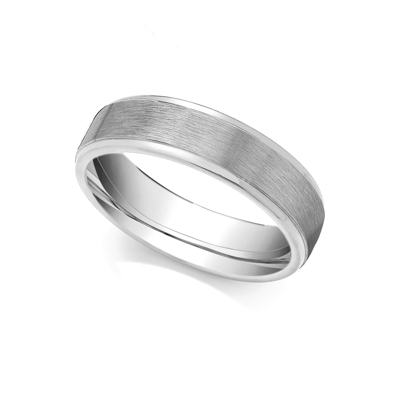 JWR102-P-4 | Platinum Fancy 4mm Wedding Band