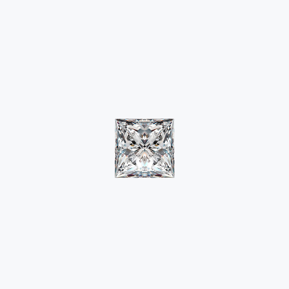 LABPR050 | Certificated 0.50cts/5.00mm Laboratory Grown Princess Cut D colour VS clarity diamond