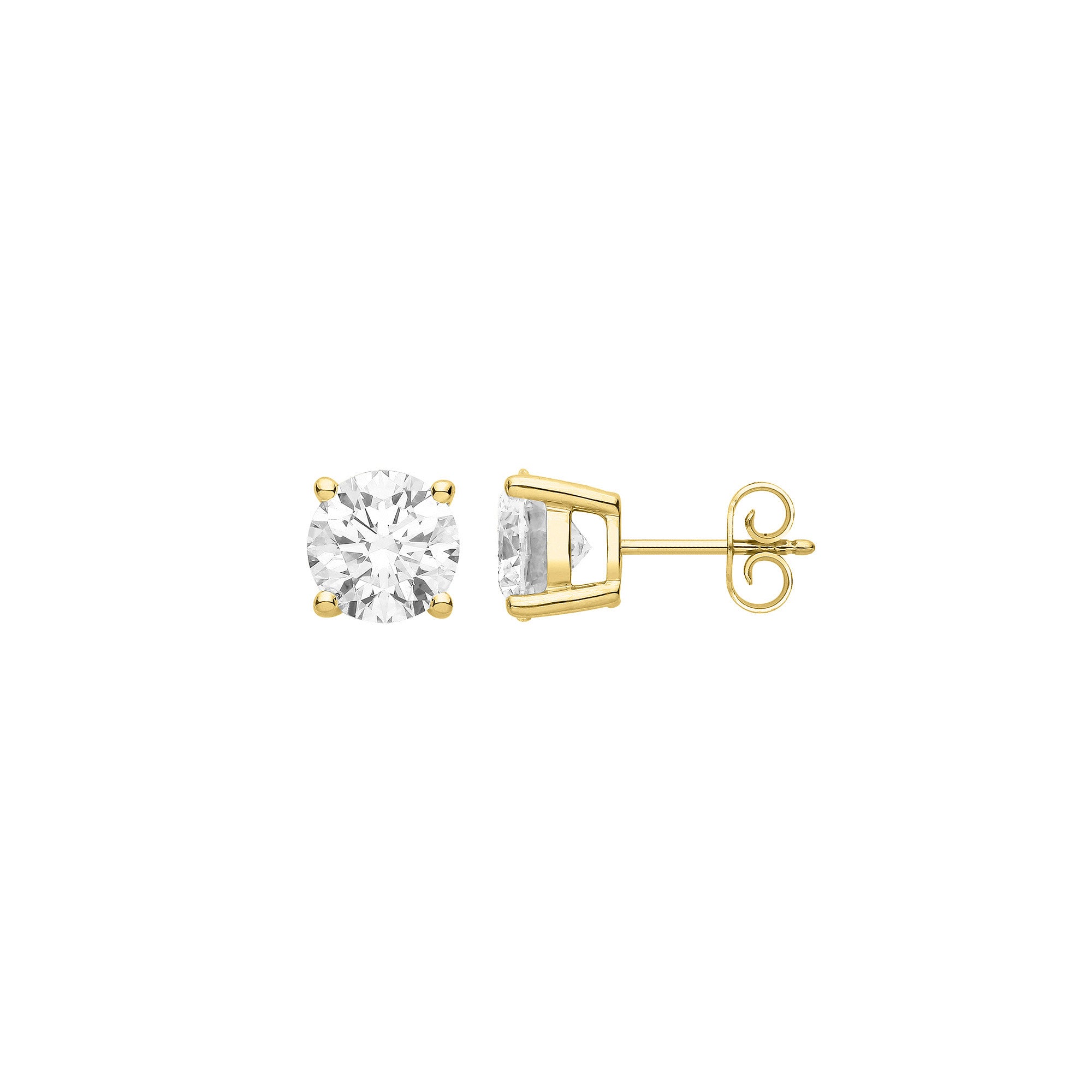 18ct 1.00ct LAB GROWN Diamond Earrings IGI Certified