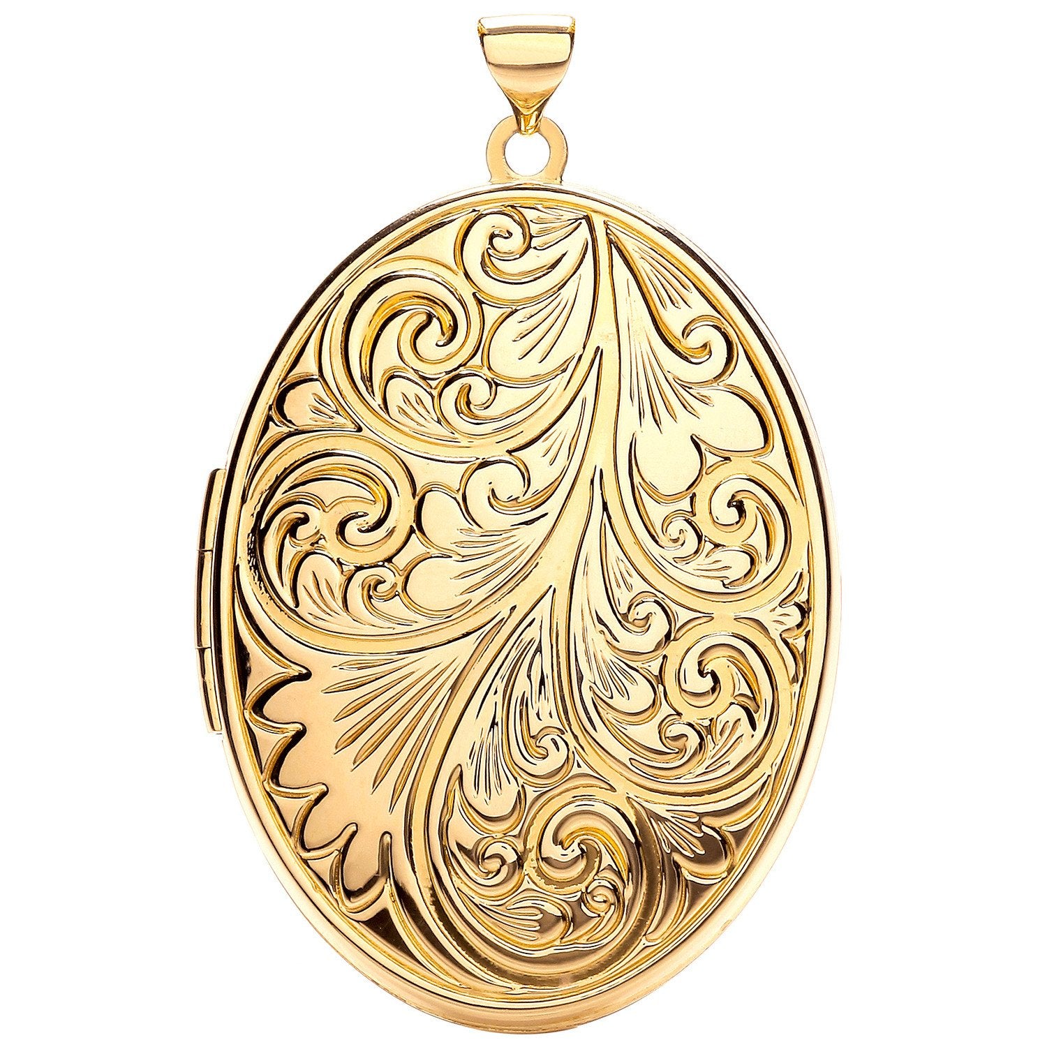 Y/G Oval Locket with design