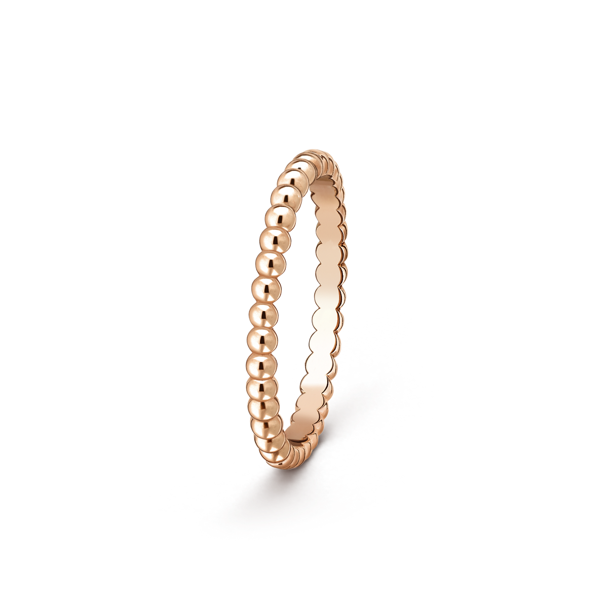 Van Cleef & Arpels Perlée Pearls of Gold Small Model Ring 18K Rose Gold