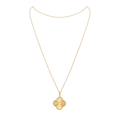 Van Cleef & Arpels Magic Alhambra Long Necklace 1 Motif 18K Yellow Gold