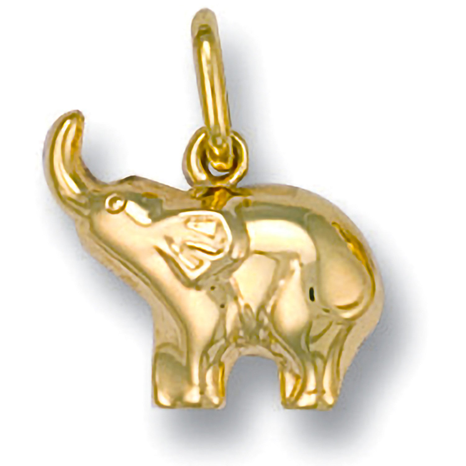 Yellow Gold Baby Elephant Pendant - 9ct Gold