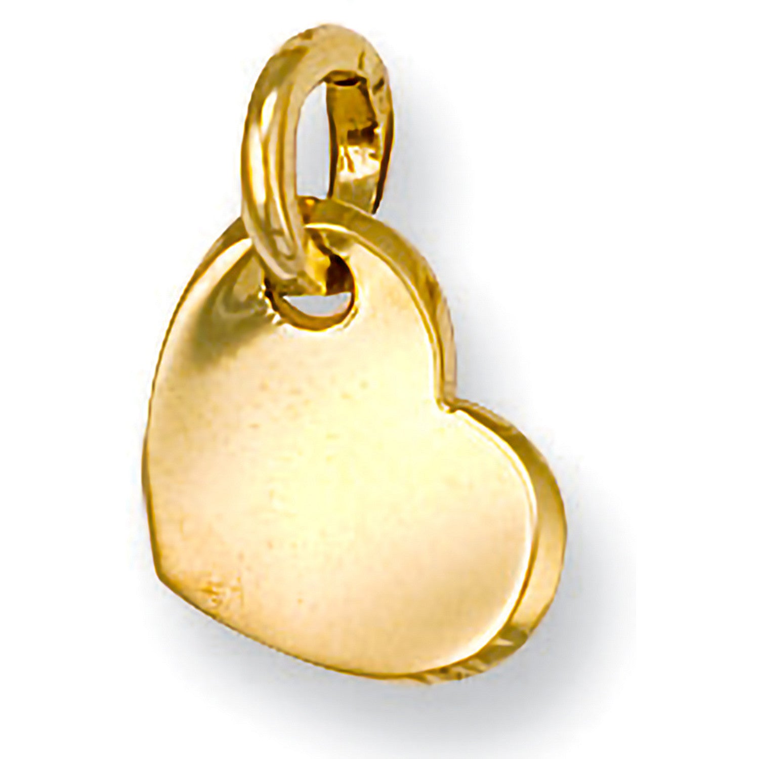 Yellow Gold Heart Pendant - 9ct Gold