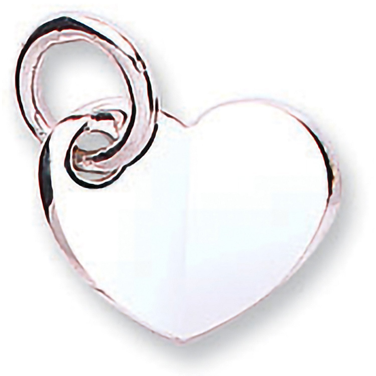 W/G Heart Pendant