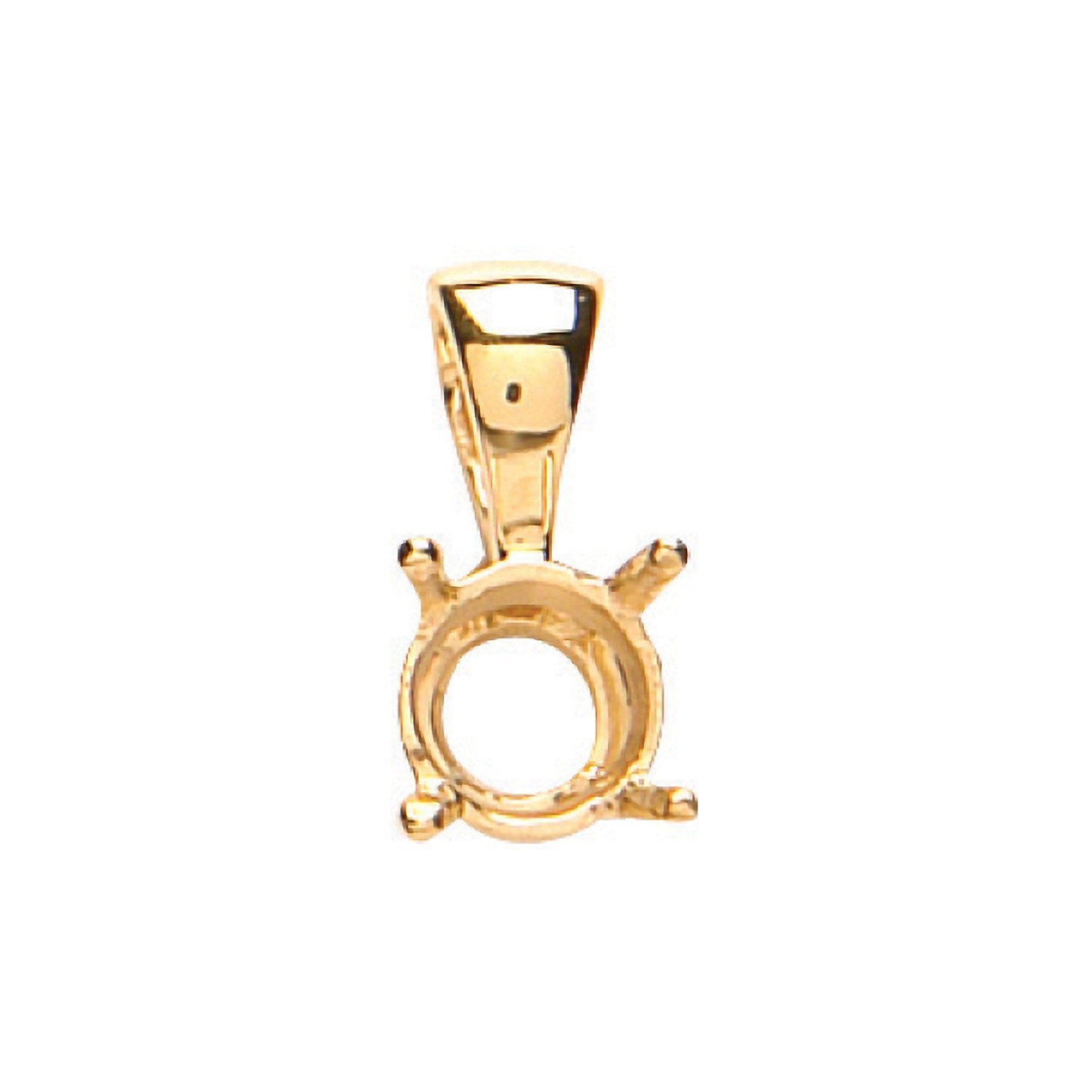 18ct Y/G Pendant Mount 0.70-0.75ct