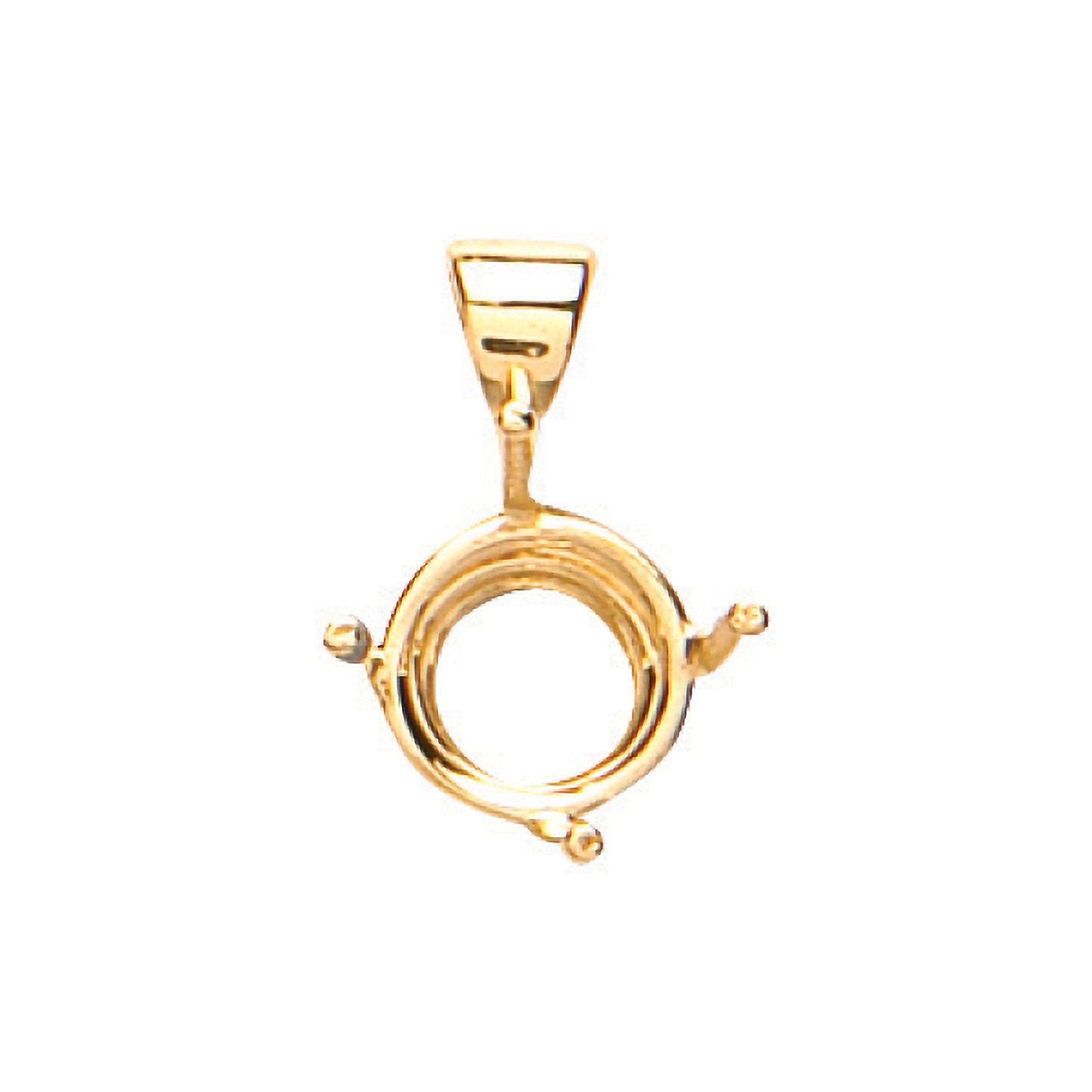 18ct Y/G Pendant Mount 1.00-1.50ct