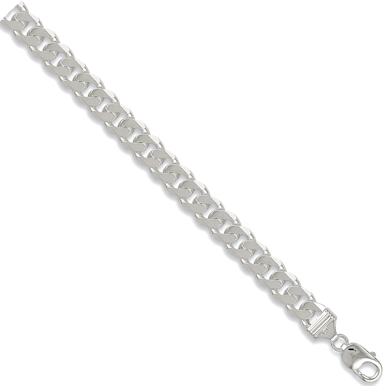 Silver 11mm Curb Chain - Silver