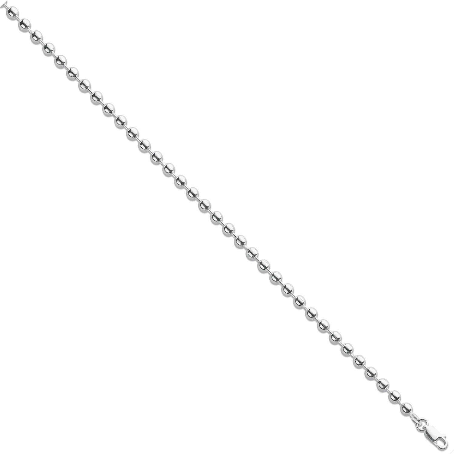 Silver 4mm Ball Chain - Silver