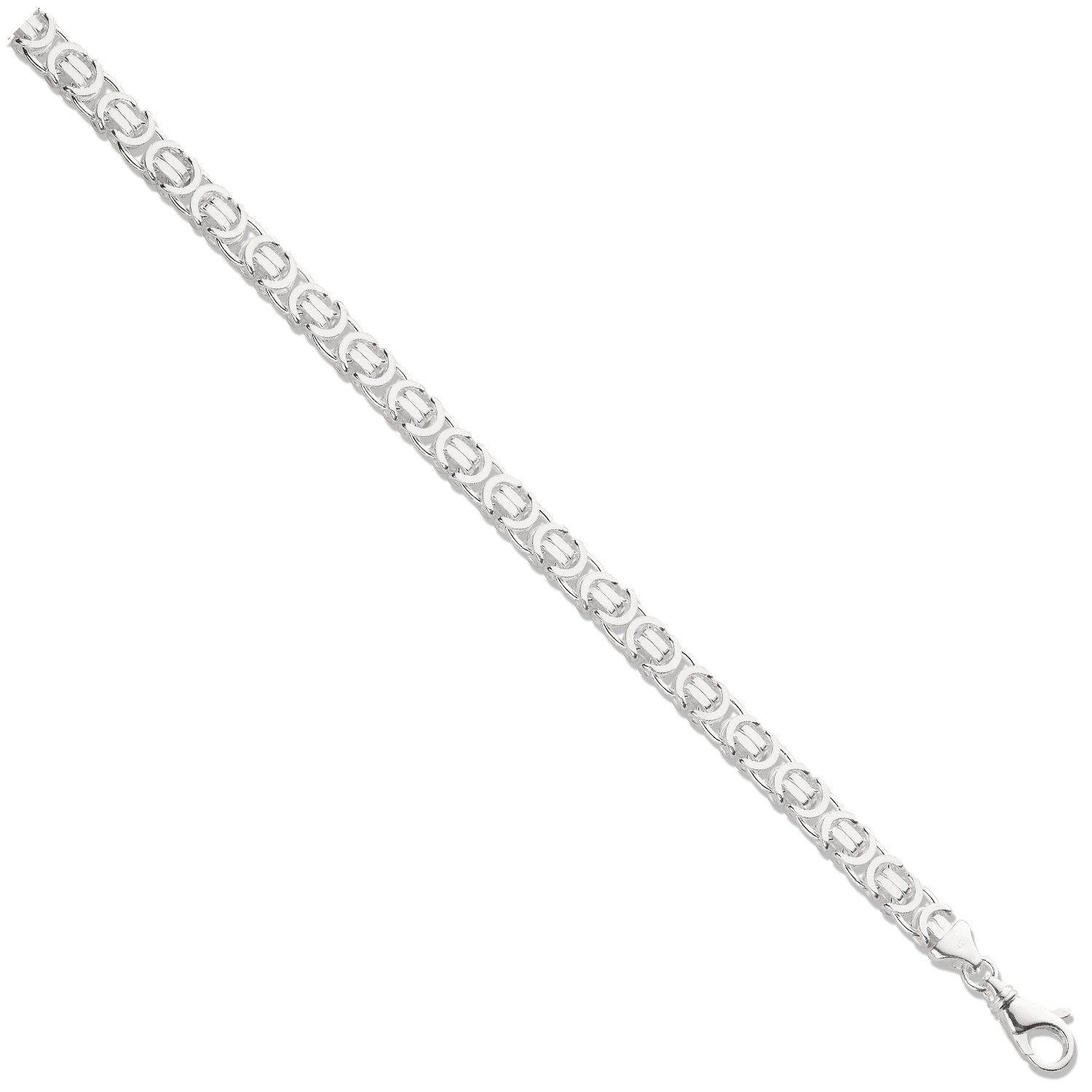 Silver 7mm Byzantine Chain - Silver