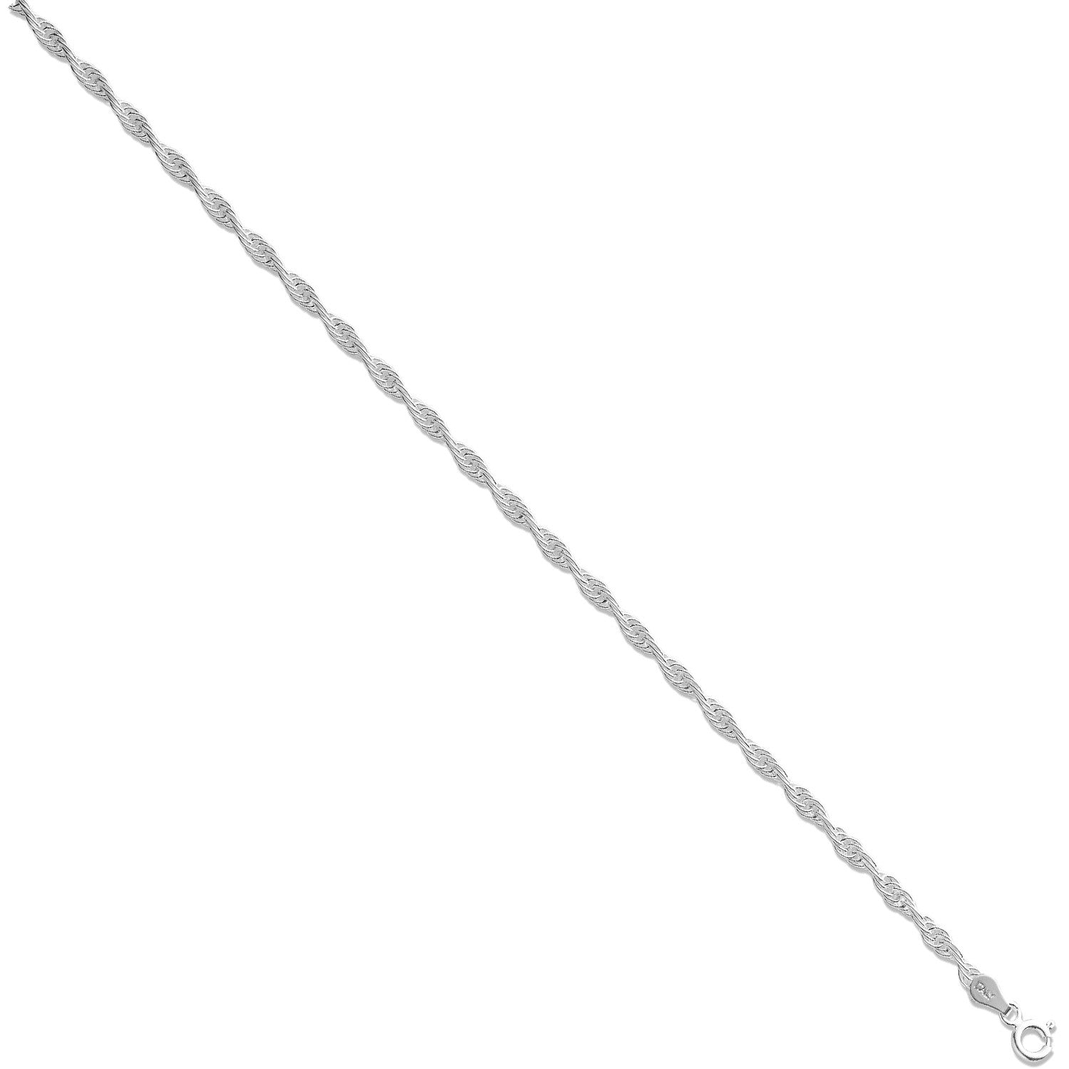 Silver 3.3mm Prince of Wales Chain - Silver