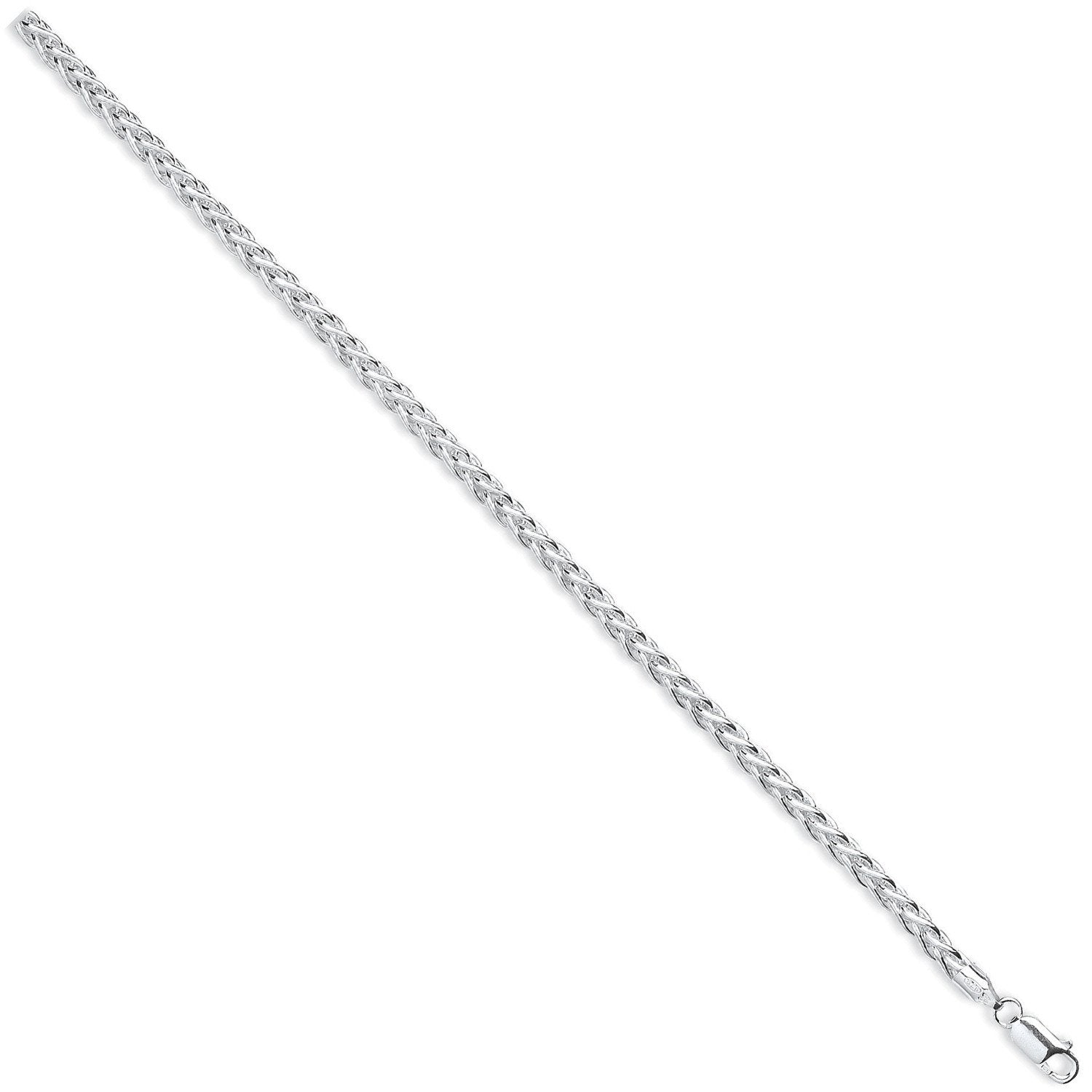 Silver 4.2mm Hollow Spiga Chain