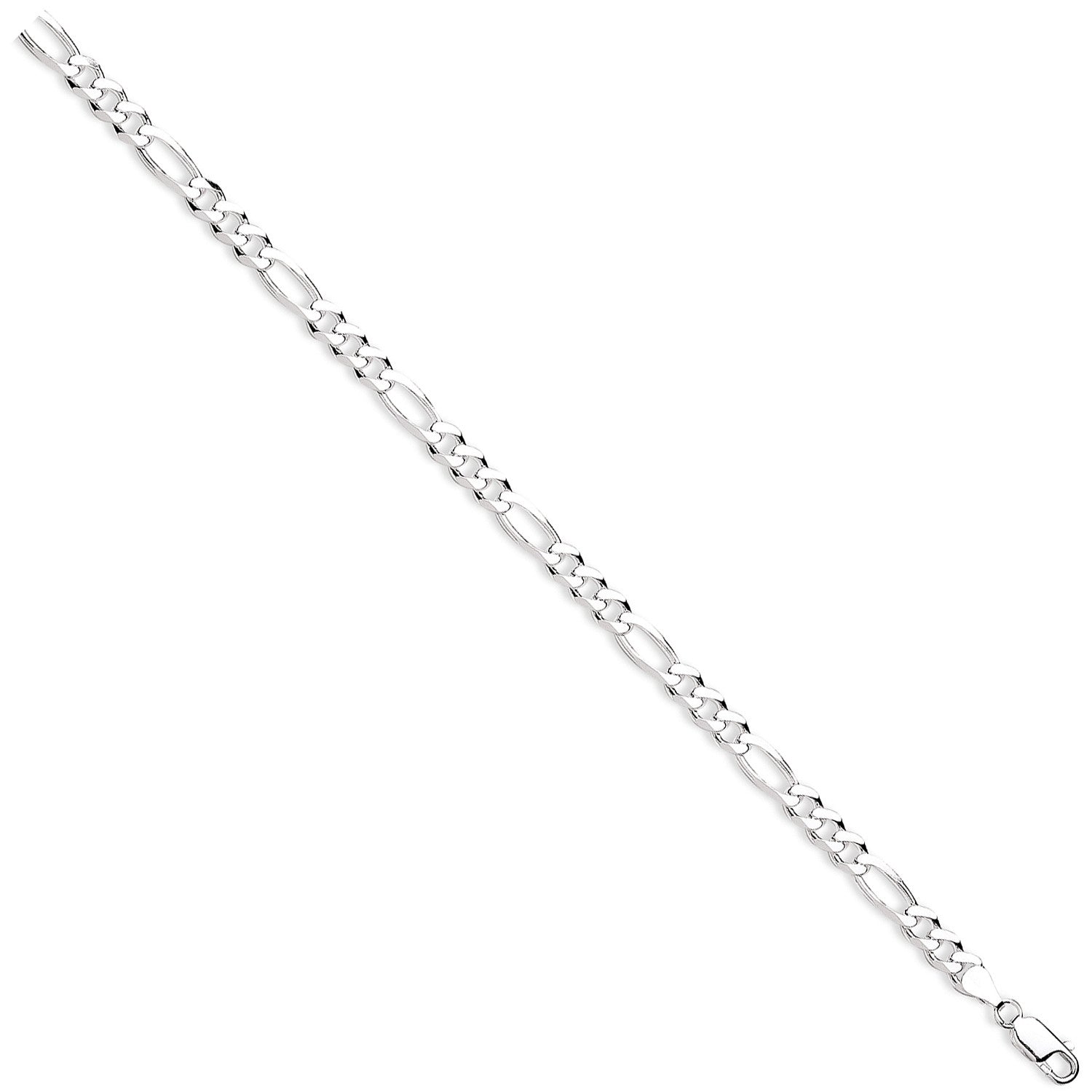 Silver 6mm Figaro Chains/Bracelets - Silver