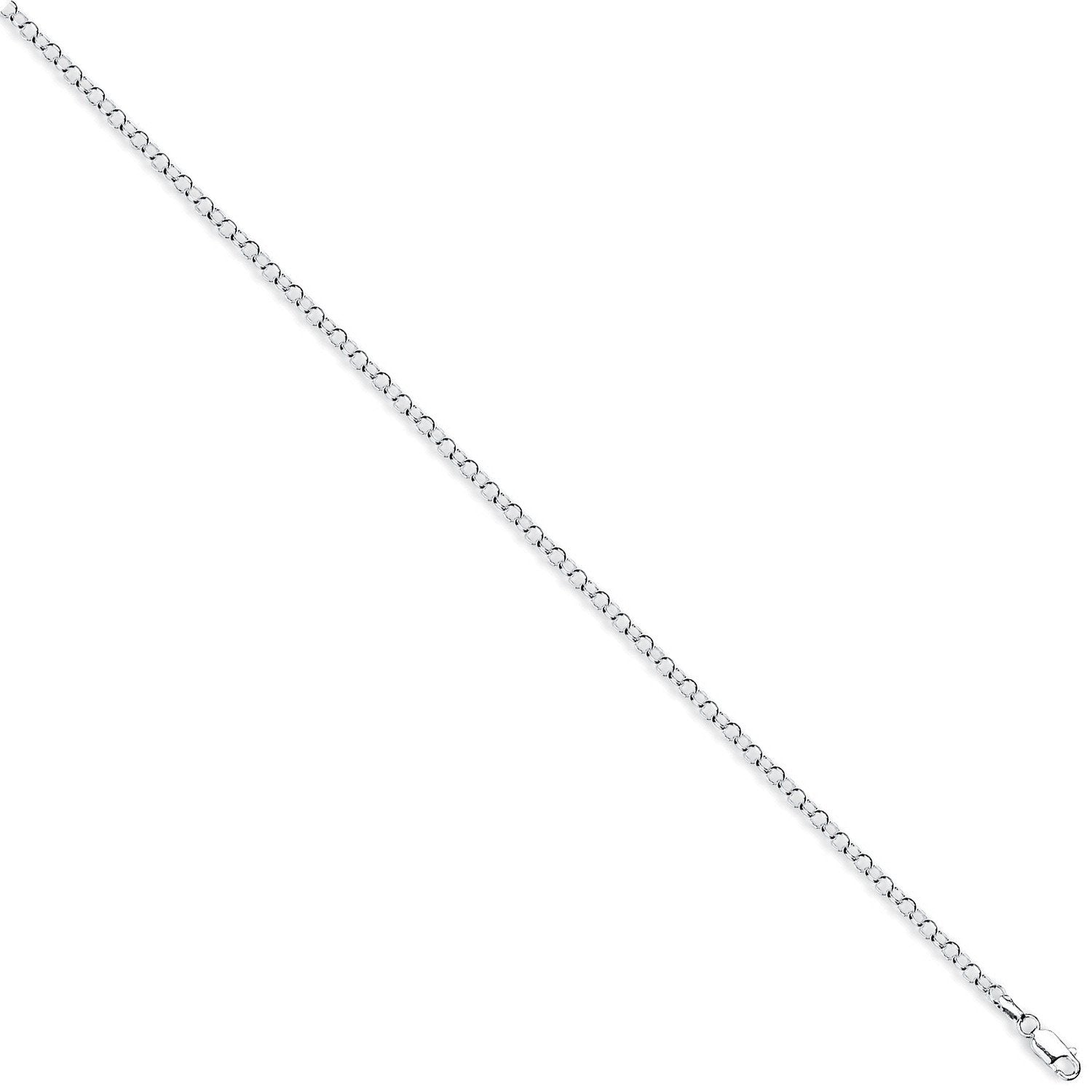 Silver 3mm Round Belcher Chain