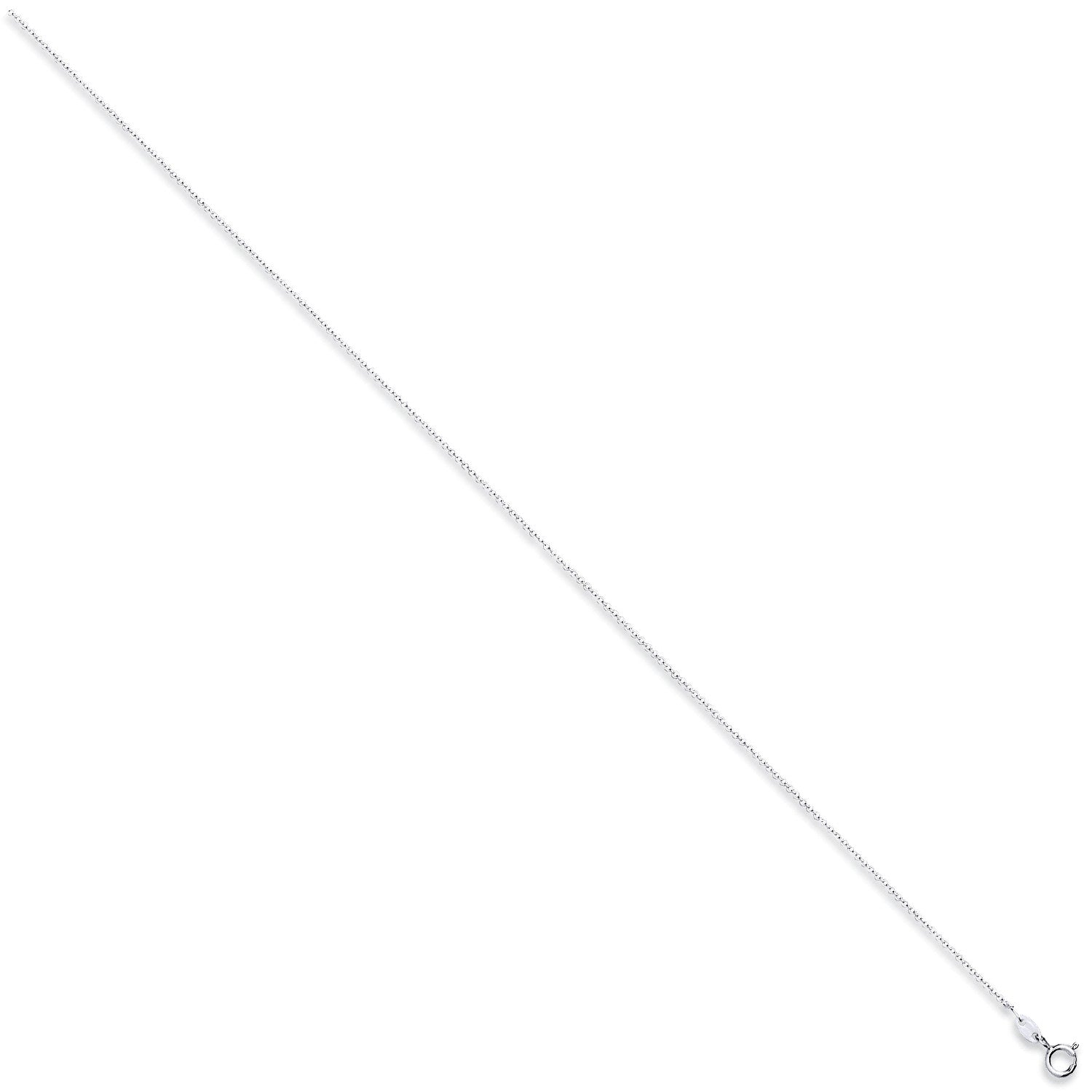 Chaîne Rolo en argent 1,1 mm - Argent