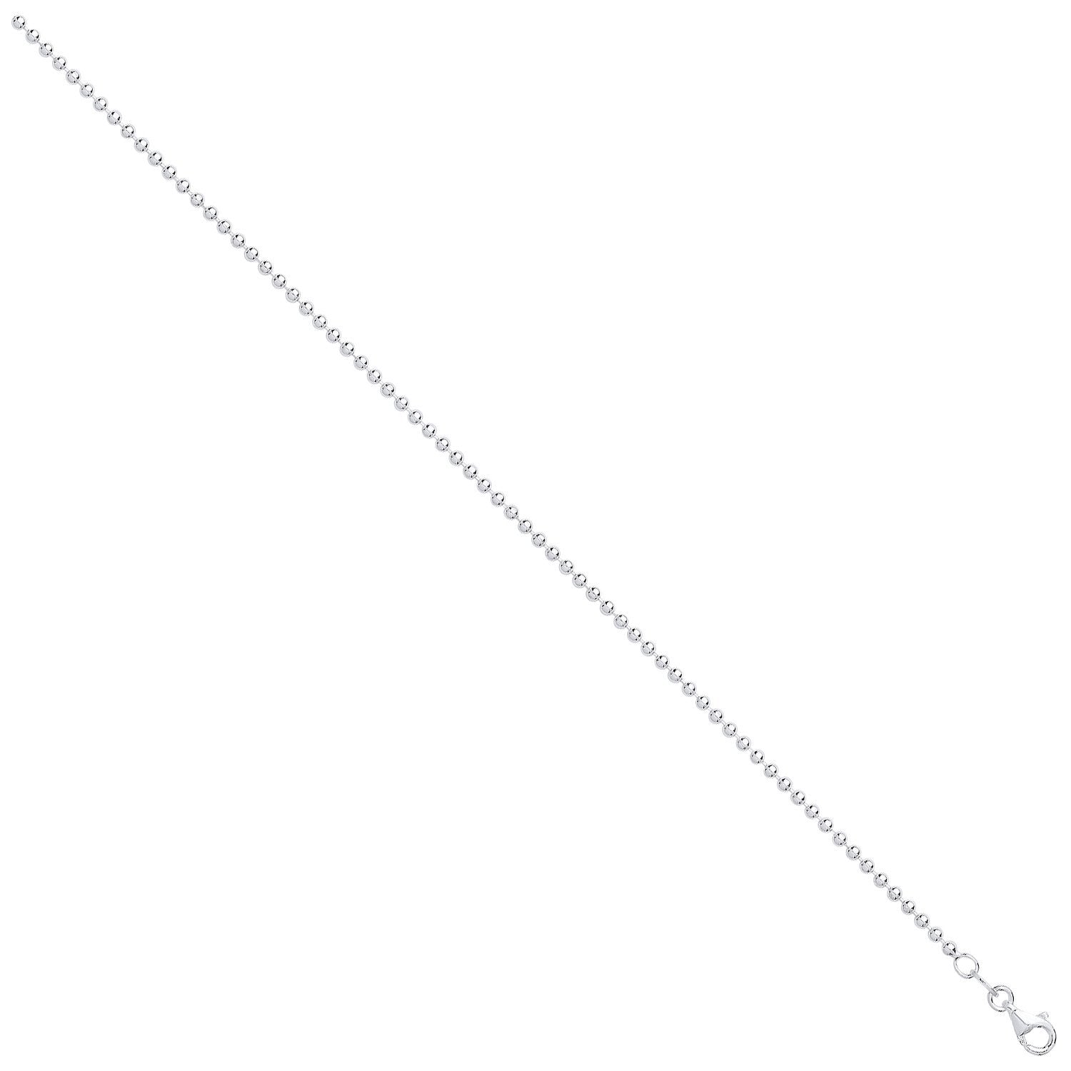 Silver 2mm Ball Bead Chain