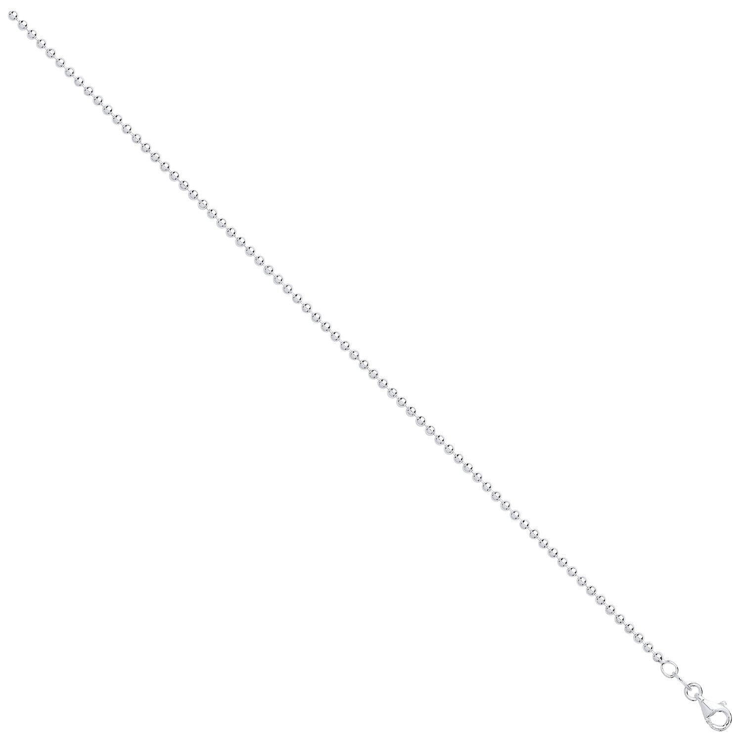 Silver 2mm Ball Bead Chain - Silver