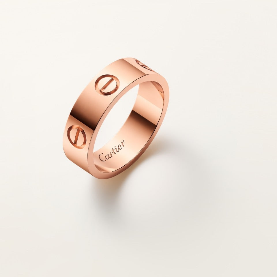 Cartier LOVE Ring Classic Model Rose Gold