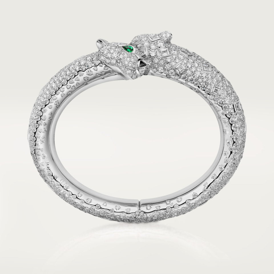 Cartier Panthère de Cartier Bracelet Paved White Gold