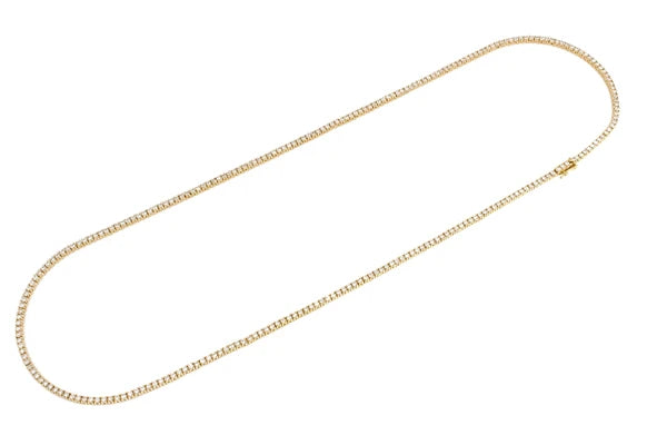 Erkals Jewellers 2pt Prong Set Diamond Tennis Necklace 18K Gold 5.50ctw