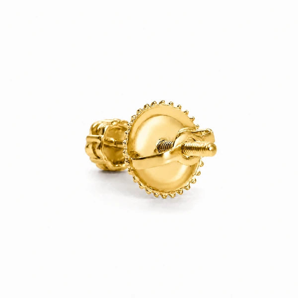 Erkals Jewellers Flower Stud Earrings 18K Gold 0.25ctw