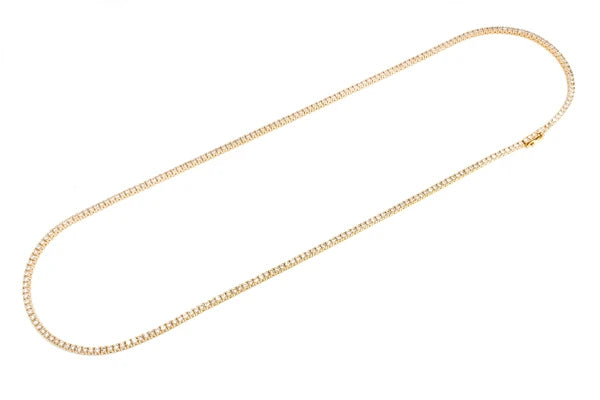 Erkals Jewellers 3pt Prong Set Diamond Tennis Necklace 18K Gold 6.50ctw