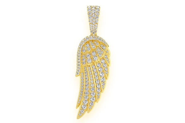 Erkals Jewellers Angel Wing Diamond Pendant 18K Gold 2.35ctw
