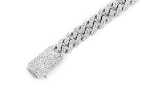 Erkals Jewellers 10mm Miami Cuban Link Diamond Bracelet 18K Gold 5.00ctw