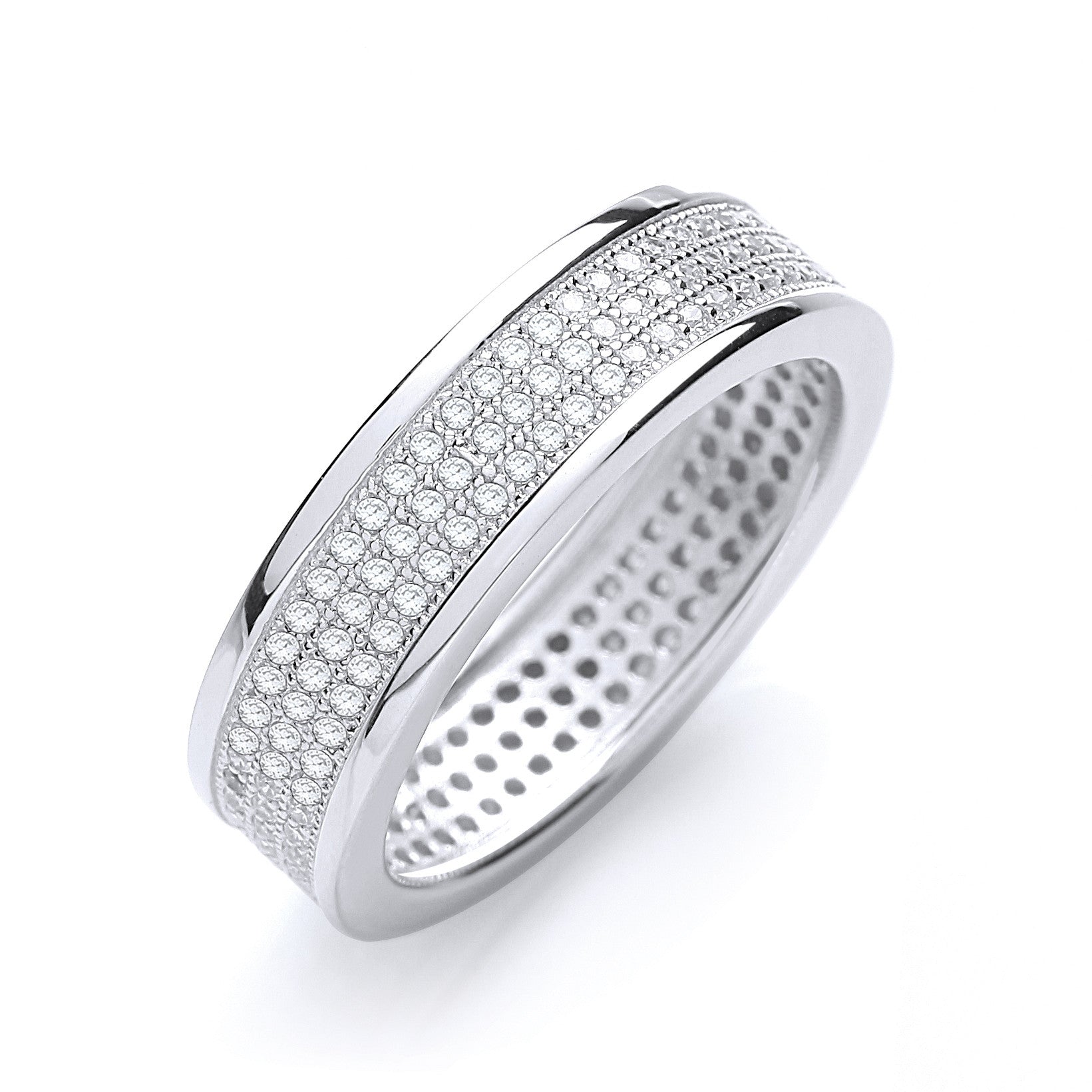 Micro Pave' Full ET Ring 165 Cz