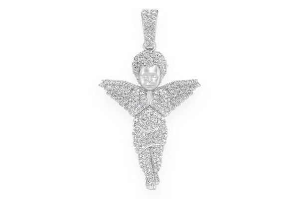 Erkals Jewellers Angel Pendant 18K Gold Diamond 1.15ctw