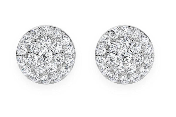 Erkals Jewellers Mini Dot Stud Earrings 18K Gold 0.15ctw