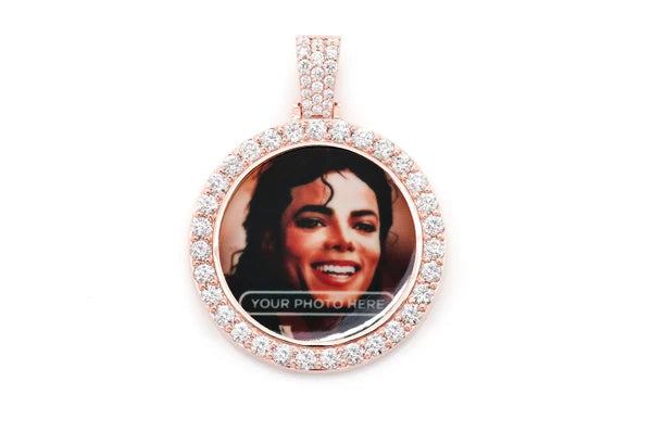 Erkals Jewellers Picture Memory Pendant 18K Gold Diamond 2.75ctw