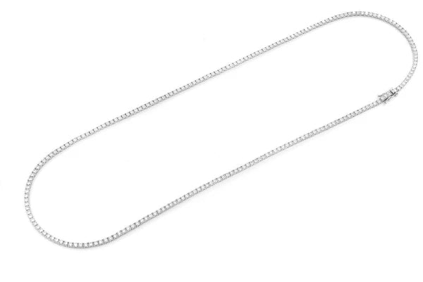 Erkals Jewellers 6pt Prong Set Diamond Tennis Necklace 18K Gold 10.50ctw