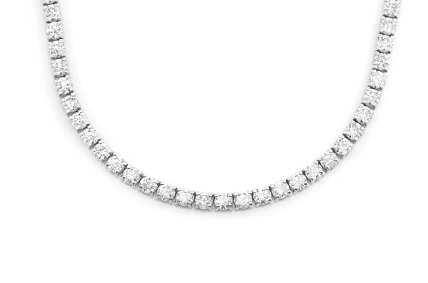Erkals Jewellers 15pt Prong Set Tennis Necklace 18K Gold 22.00ctw