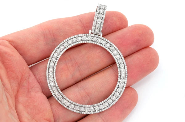 Erkals Jewellers 3 Row Miracle Set Pendant 18K Gold Diamond 2.10ctw