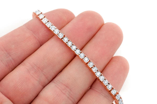 Erkals Jewellers 6pt Miracle Set Diamond Tennis Bracelet 18K Gold 2.75ctw