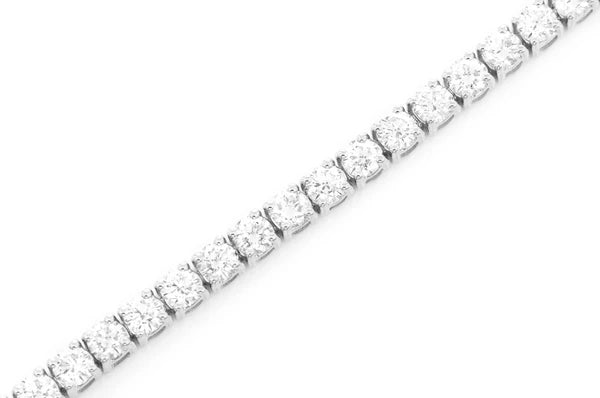 Erkals Jewellers 8pt Prong Set Diamond Tennis Bracelet 18K Gold 6.00ctw