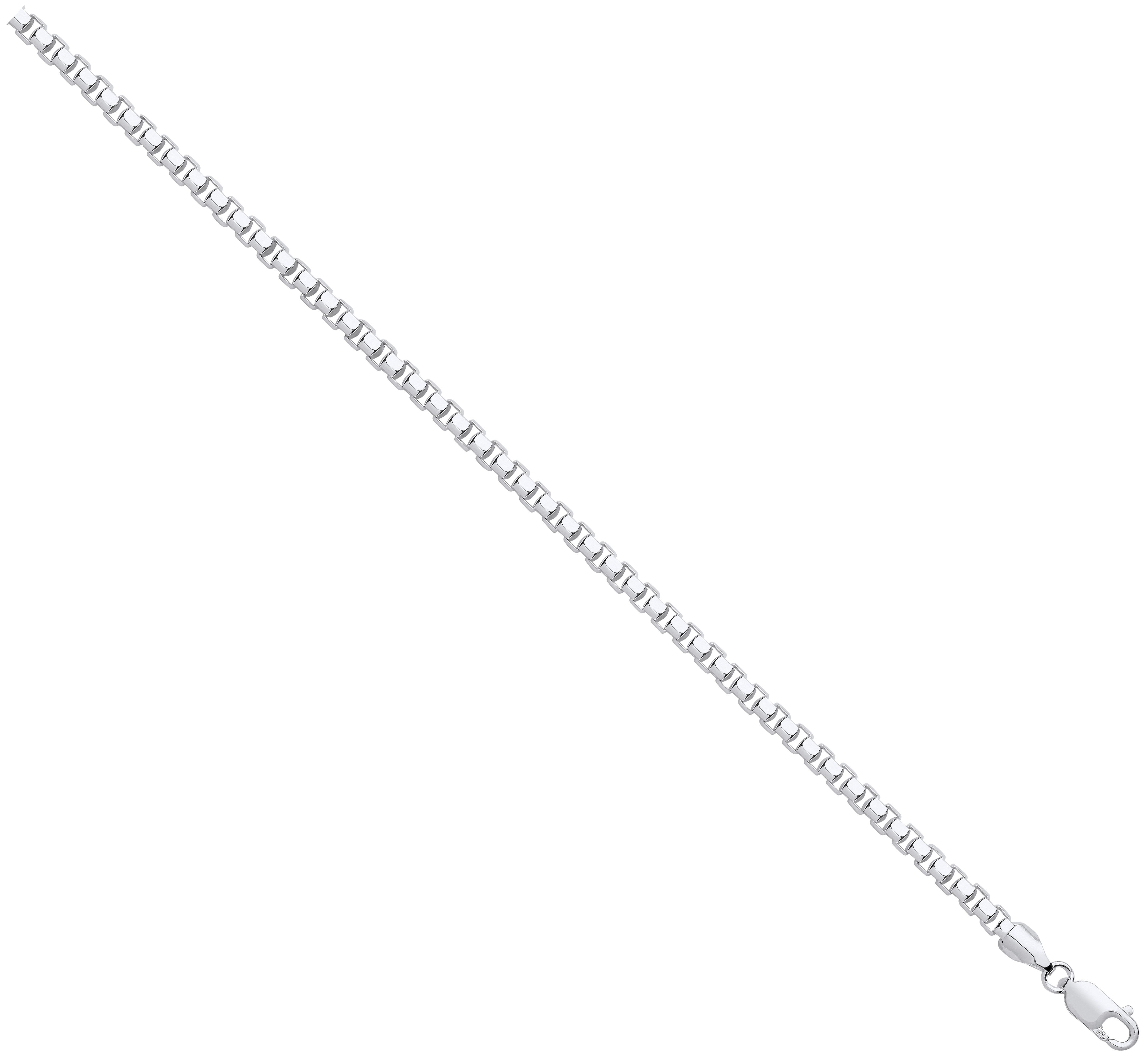 Silver 4mm Box Chain