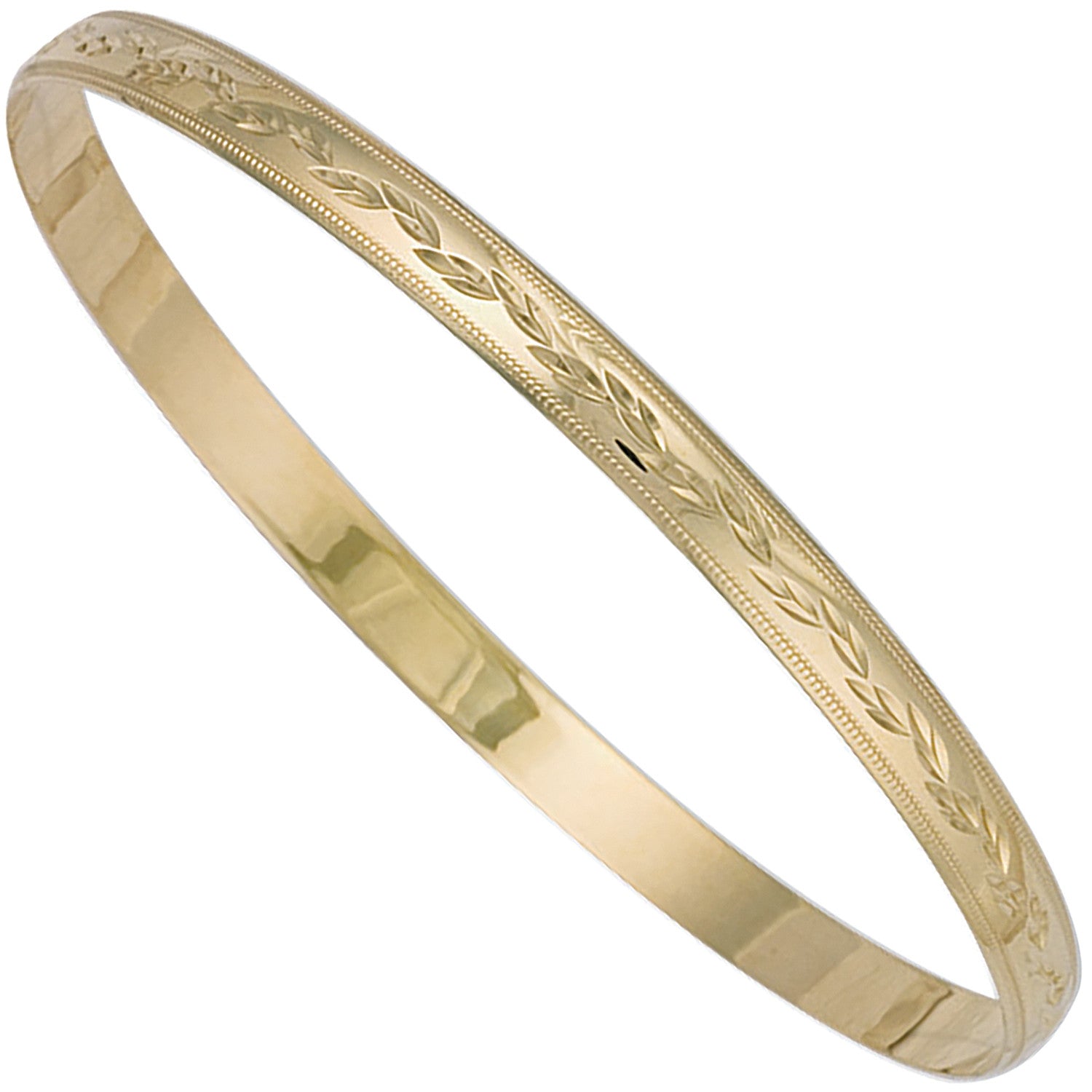 Y/G 5mm D/C D - Shaped Slave Bangle