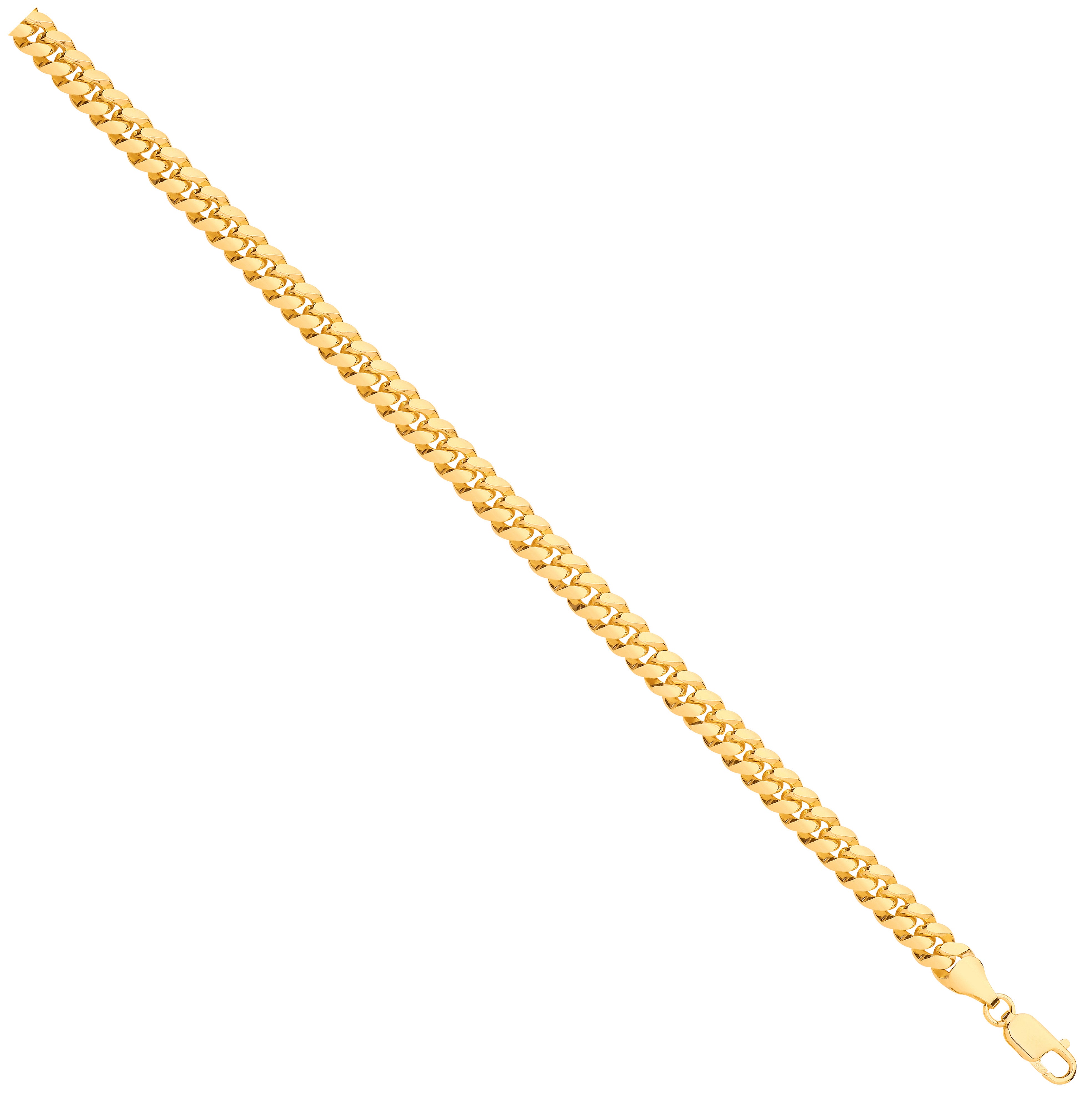 Gold Plated Silver 6.6mm Miami Cuban Chain