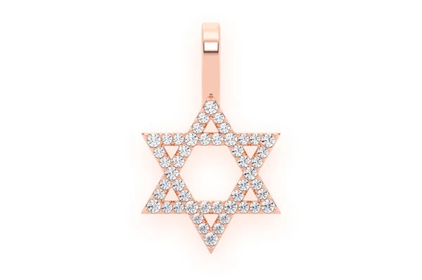 Erkals Jewellers David Pendant 18K Gold Diamond 0.25ctw