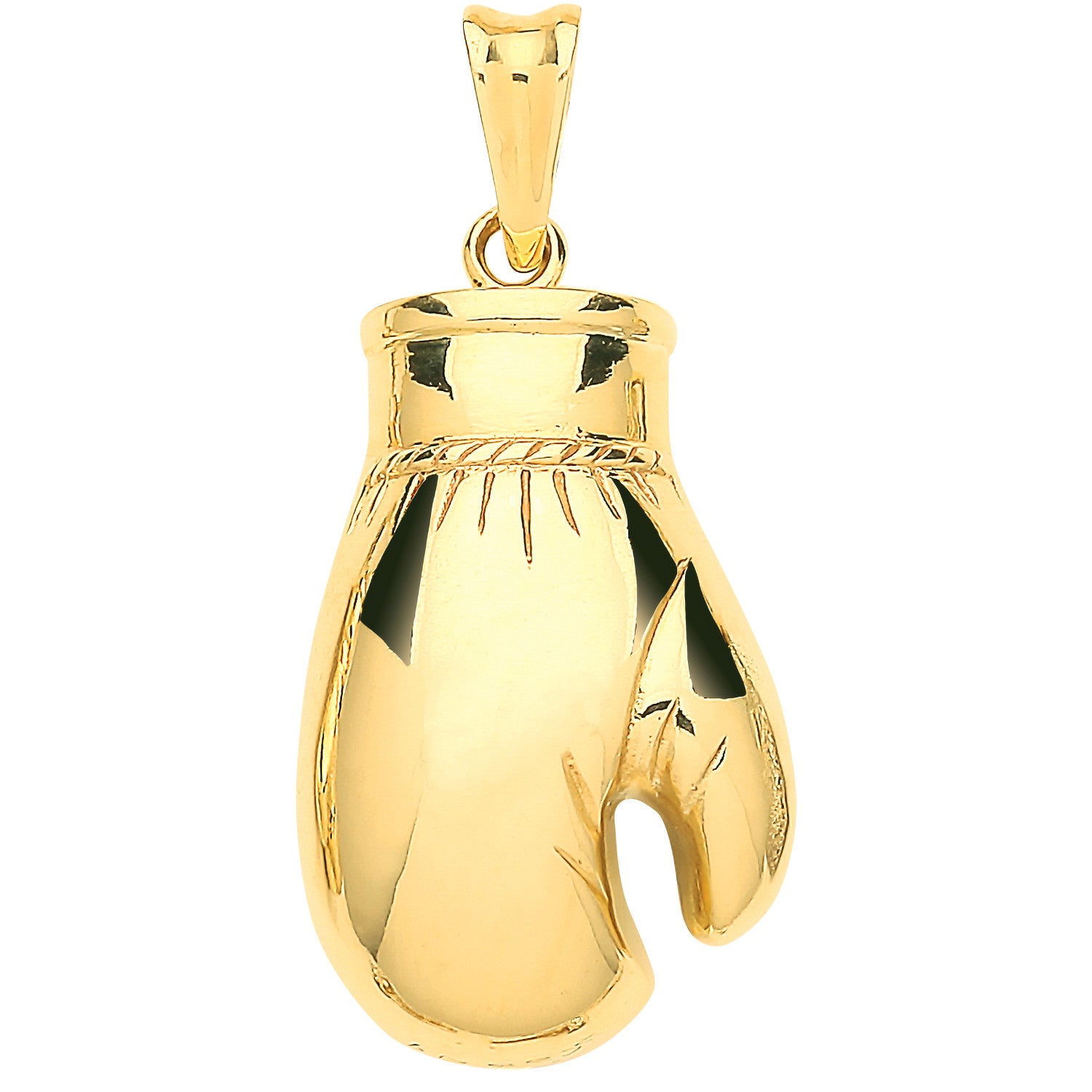 Y/G Hollow, Plain Large Boxing Glove Pendant