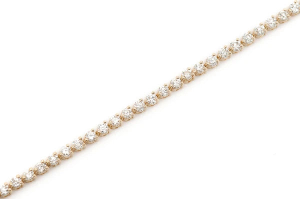 Erkals Jewellers 3pt Prong Set Diamond Tennis Bracelet 18K Gold 2.50ctw