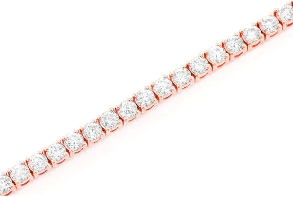 Erkals Jewellers 12pt Prong Set Diamond Tennis Bracelet 18K Gold 8.25ctw