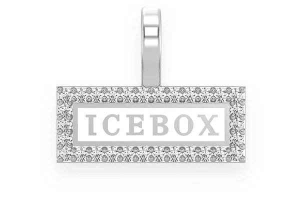 Erkals Jewellers Bar Logo Pendant 18K Gold Diamond 0.10ctw